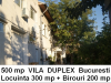 500 mp VILA DUPLEX de vanzare in Bucuresti: locuinta 300mp + birouri 200mp. Teren 520 mp. Proprietar