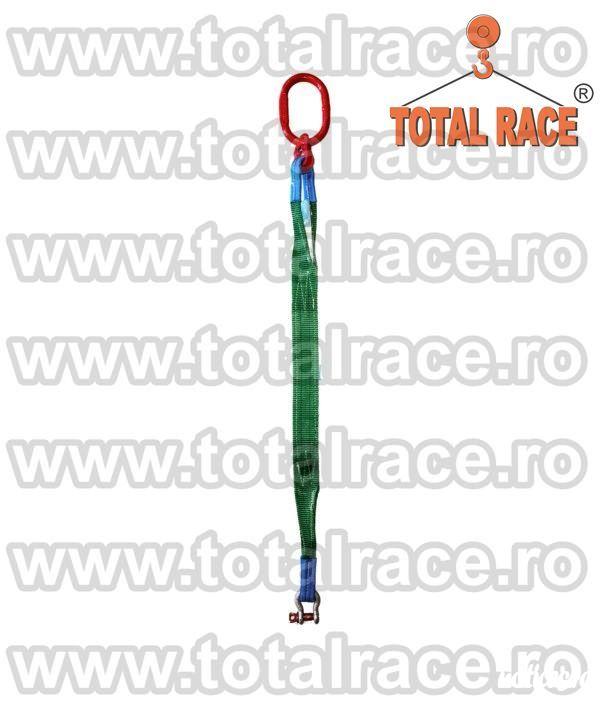 Total Race comercializeaza din stoc dispozitive ridicare chingi 1 brat cu carlige cu ochi si siguranta , dispozitiv de chingi cu un brat cu carlige cu autoblocare, sistem de ridicare din chingi cu un brat cu carlig cu ochi si siguranta, echipament de ridi