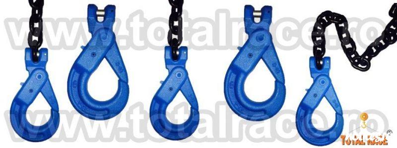 Total Race Romania va ofera  din stoc inel principal simplu grad 100 pentru dispozitive lant cu 1-2 brate , inel principal dublu pentru dispozitive lant grad 100 cu 3-4 brate,carlige clevis cu siguranta grad 100 , carlige clevis cu autoblocare grad 100, c