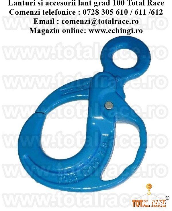 Total Race Romania comercializeaza cu livrare din stoc Bucuresti carlige clevis cu siguranta grad 100 , carlige clevis cu autoblocare grad 100, carlige cu ochi , autoblocare si maner grad 100 , carlig cu ochi si autoblocare grad 100 ,  carlige scurtare pe