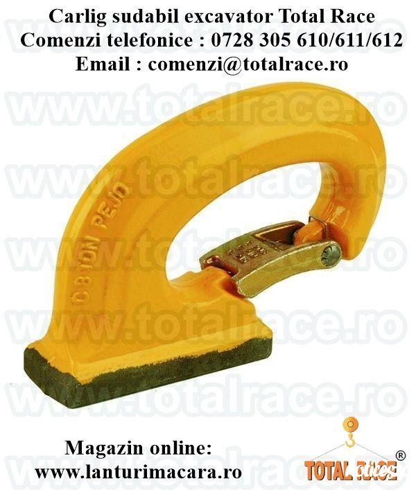 Carligele sudabile au o portanta cuprinsa intre 1 tona  - 18 tone. Suprafata pentru sudat este mare iar siguranta este rezistenta. Carligele sudabile sunt forjate si se livreaza cu certificat de conformitate si instructiuni de utilizare. 	 Pentru detalii 