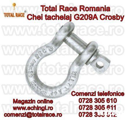 aceesorii pentru dispozitive de ridicare, dispozitive din lant cu brate si chei de tachelaj drepte si omega, cheie de tachelaj tip omega cu bolt filetat, cheie de tachelaj dreapta cu bolt filetat tip crosby, cheie de tachelaj dreapta cu siguranta, cheie d