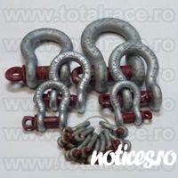 chei tachelaj off road. Cheile de tachelaj / gambeti / shackles sunt forjate, material otel-aliat, galvanizate la cald avand capacitatea stantata permanent pe shackles.  Cheile de tachelaj Crosby® se livreaza cu certificate de calitate CE de la producato