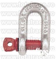 Total Race Romania are in stoc: shackles tip lira marca Crosby, cheie tachelaj dreapta  cu bolt filetat Crosby®, gambeti tip lira  ce au capacitati cuprinse intre 0.5 Tone si 55 Tone . Cheile de tachelaj peste capacitate WLL= 25 Tone sunt echipate RFID. 