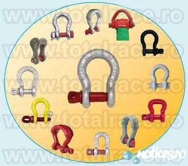 Total Race comercializeaza chei tachelaj / gambeti / shackles productie Crosby® , diverse modele : chei tachelaj omega , chei tachelaj drepte , gambeti cu bolt filetat , gambeti cu bolt , piulita si siguranta, chei tachelaj speciale pentru teatru , scene