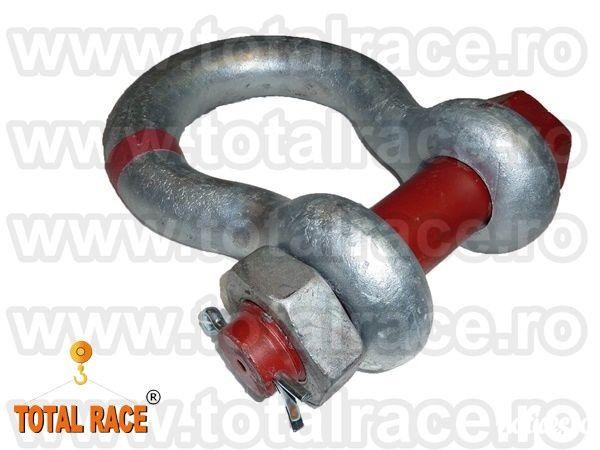 Total Race are in stoc: chei de tachelaj model G 2130 tip omega marca Crosby, cheie tachelaj cu bolt, piulita si stift de blocare , chei tachelaj capacitate intre 0,33 Tone si 150 Tone . Cheile de tachelaj sunt in conformitate cu: EN 13889:2003 si indepli