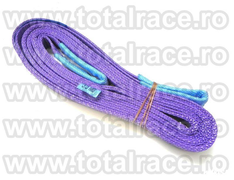 Total Race Romania comercializeaza : chingi textile de ridicare cu urechi , chingi textile circulare , chingi circulare negre pentru scene , chingi de ridicare pentru butoaie , chingi/ sufe textile de ridicare de diverse tonaje si lungimi, uzual in stoc B