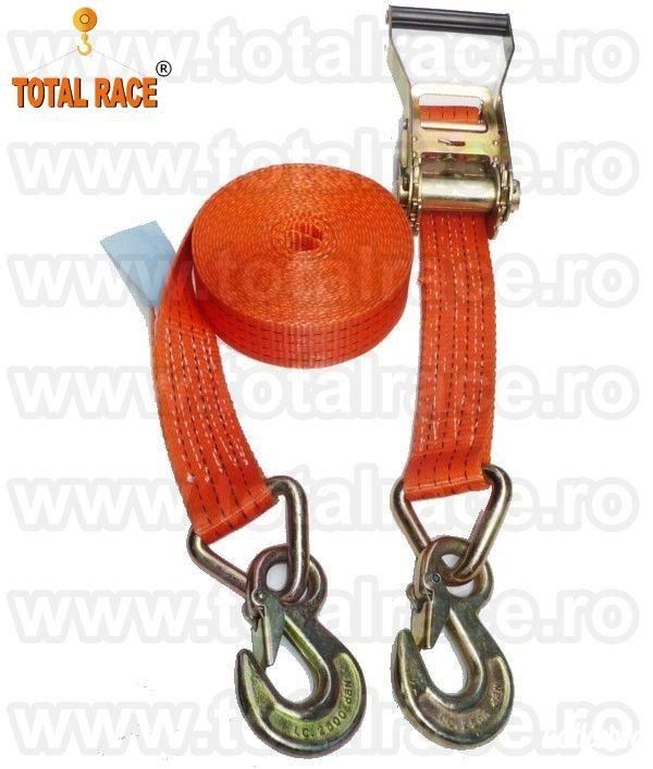 Total Race comercializeaza cu livrare din stoc chingi de ancorare profesionale din poliester, chingi de ancorat marfa pe camioane, chingi de arimare, chinga de ancorare paleti, chinga de ancorat marfa din doua parti, chingi productie Olanda, dispozitive d