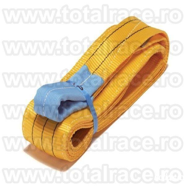 Total Race cu sediul in Bucuresti comercializeaza chingi de ridicare, chingi textile din poliester, chingi cu urechi,chingi plate, chingi rotunde, chingi circulare, chingi productie olanda,sufe textile de ridicare, sufe macara, sufe poliester, chingi anco
