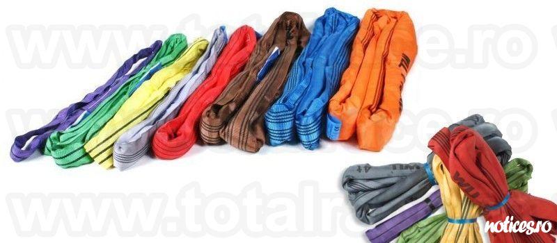 Total Race Romania comercializeaza cu livrare din stoc: chingi textile de ridicare cu urechi , chingi textile circulare, chingi circulare negre pentru scene , teatru , sufe de ridicare textile, chingi speciale pt tamburi de otel cu muchii taioase si ascut