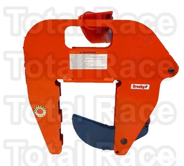 Total Race comercializeaza dispozitive din lant cu clesti pentru ridicarea verticala a tuburilor de beton,dispozitive cu 3 brate de lant si clesti model IPCC deschidere falci 40-140 mm,  productie Crosby Interproduct Olanda,  dispozitive de lant cu clesti