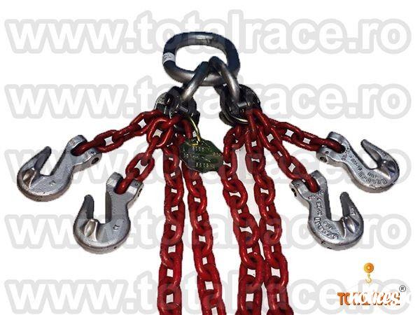 Total Race comercializeaza cu livrare din stoc Bucuresti dispozitive ridicare din lant grad 100 sisteme complete , echipamente ridicare din lant grad 100 cu lungime la cerere  , sisteme ridicare din lant grad 100 cu scurtatoare pe fiecare brat , dispoziti