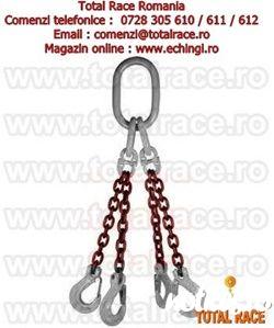 Total Race comercializeaza cu livrare din stoc echipamente ridicare din lant  grad 100 cu 4 brate cu carlige cu prindere direct pe lant si siguranta , dispozitiv lant grad 100 cu 4 brate cu carlige cu autoblocare, sistem ridicare lant grad 100 cu 4 brate 