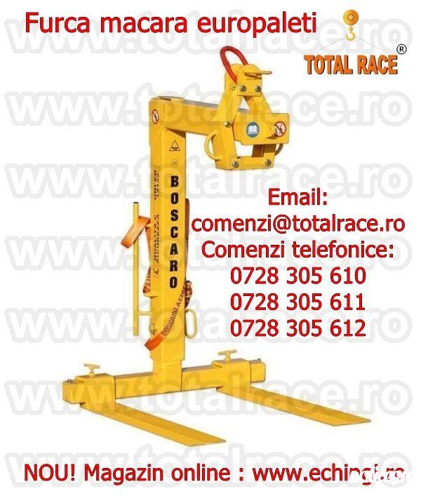 Total Race Romania comercializeaza cu livrare din stoc Bucuresti furci de macara, furci de macara pentru europaleti, furci de macara cu capacitati diferite, furci de macara cu livrare din stoc sau la comanda, furci de macara reglabile pe inaltime, furci d