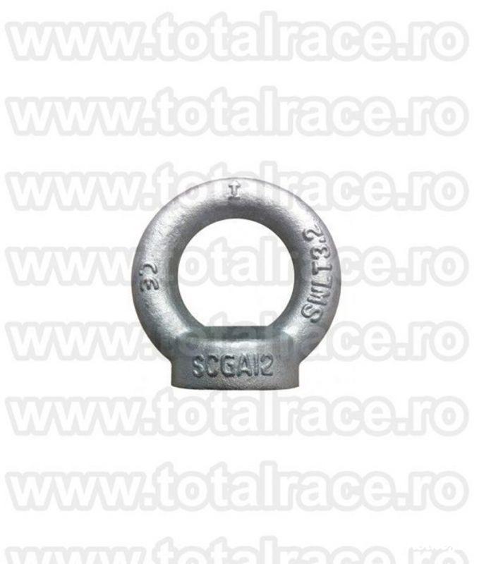Total Race livreaza din stoc Bucuresti :  inele de ridicare piulita ( inele de ridicare tip mama) DIN 582 , inele de ridicare cu filet interior  DIN 582, ocheti de ridicare piulita, piulita cu ureche  , inel  piulita DIN 582 , inel de ridicare pentru depl