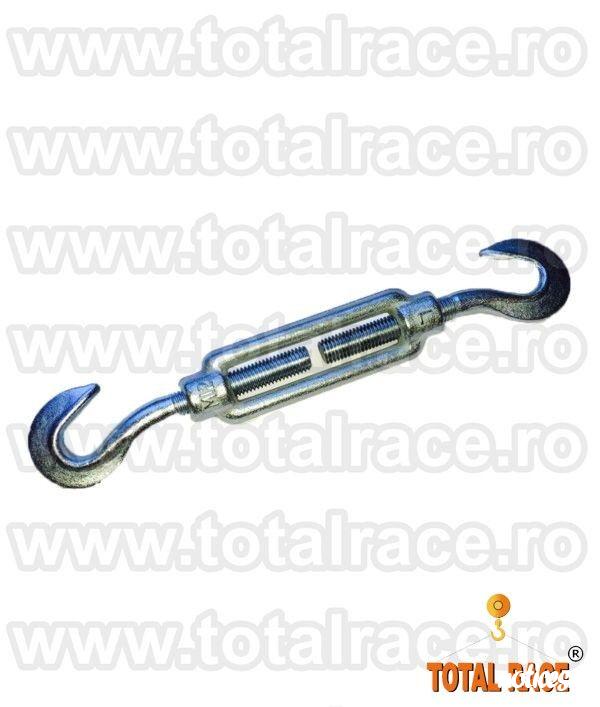 Total Race Romania livreaza din stoc intinzatoare de cablu de otel tip carlig-carlig , intinzator de cablu cu doua carlige de prindere , intinzatoare cablu tip C-C cu diferite marimi si capacitati , intinzatoare  cablu carlig-carlig in conformitate cu DIN