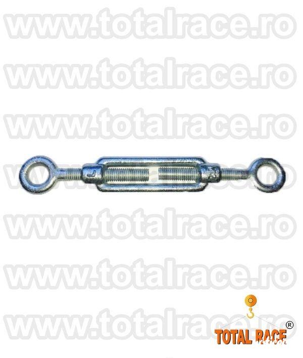 Total Race Romania livreaza din stoc intinzatoare de cablu de otel tip ochi-ochi , intinzator de cablu cu doua ochiuri de prindere , intinzatoare cablu tip O-O cu diferite marimi si capacitati , intinzatoare ochi-ochi in conformitate cu DIN 1480.  Pentru 