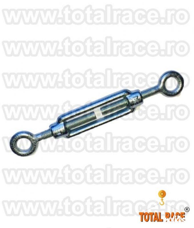 Total Race Romania livreaza din stoc intinzatoare de cablu de otel tip ochi-ochi , intinzator de cablu cu doua ochiuri de prindere , intinzatoare cablu tip O-O cu diferite marimi si capacitati , intinzatoare ochi-ochi in conformitate cu DIN 1480.  Pentru 