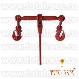 sisteme complete din lant de ancorare de 10 mm , Lc=6300 daN ce contin: intinzator lant cu carlige de scurtare la capete 10 mm , 2 carlige cu siguranta 10 mm , cu montare directa pe lant ,  lant negru grad 80 cu lungime la cerere in functie de nevoile pro