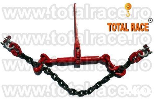 Total Race comercializeaza din stoc Bucuresti lant de ancorare, lanturi de rezistenta din lant de ancorare de 8 mm , Lc=4000 daN ce contin: intinzator lant cu carlige de scurtare la capete 8 mm , 2 carlige cu siguranta 8 mm , cu montare directa pe lant,  