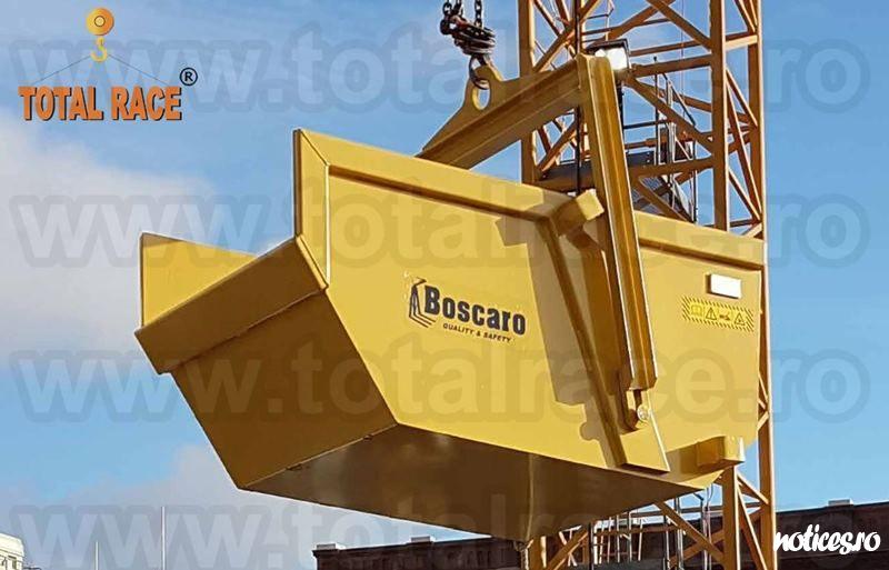 Total Race comercializeaza haba metalica, bena basculabila, haba metalica, bene macara autodescarcare, bene pentru macarale cu diferite dimensiuni, bene cu autodescarcare, capacitate de incarcare de la 200 litri pana la 8000 litri, bene cu autodescarcare 