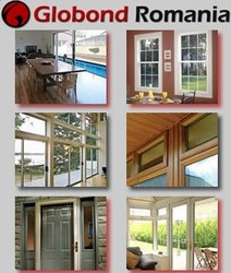 Globond Romania prelucrare sticla, tamplarie PVC si aluminiu