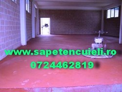Executam sapa mecanizata , beton amprentat , beton elicopterizat