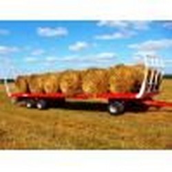 Remorca agricola Metal Fach T 009 pentru baloti