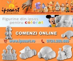 Figurine din ipsos pentru pictat. Modele dedicate pentru perioada de Paste