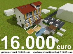 16.000 euro: Garsoniere noi la cheie de vanzare pe litoral, in Costinesti. Proprietar (Dezvoltator)