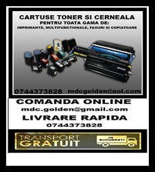 Cartuse  pentru imprimante, multifunctionale si copiatoare cu livrare rapida.