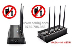 Cel mai puternic bruiaj GSM ! Raza = 90 metri ! Izolator semnal telefon mobil - gsm , 3G , cdma, dcs