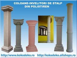 Coloane si invelitori de stalpi din polistiren
