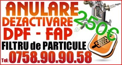 DEZACTIVARE FILTRU PARTICULE DPF FAP dezactivare filtru particule