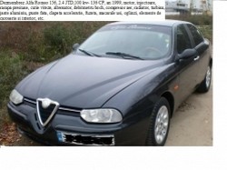 Dezmembrez piese Alfa Romeo 156