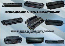 Incarcare si remanufacturare cartuse laser toner negru si color.