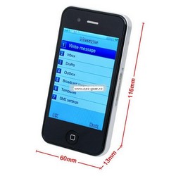 Iphone T7000 DUAL SIM cu husa si tastatura,wi-fi,tv