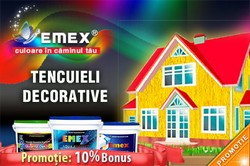 PROMOTIE Tencuieli Decorative Emex
