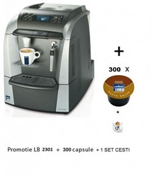 Pachet promo Expresor Lavazza Lb  2300 + Cesti Lavazza capucino sau expresso + 3 cutii Lavazza Blue
