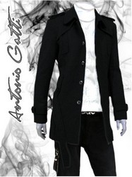 Palton Barbatesc Slim B128 Negru