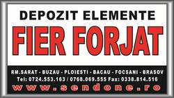 Producator si importator de elemente din fier,distribuitor in toata tara