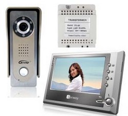 Set interfon video pentru vila cu ecram de 7 FS7V11