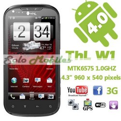 THL W1 mtk6575 dual sim 3g Gps Android 4.0 ics