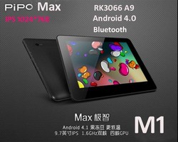 Tablet pc PIPO max m1 android 4.0.4 Rk3066 dual core Bluetooth