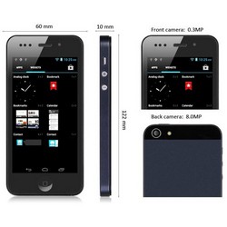 Telefoane Dual Sim Android Iphone 5 H2000+
