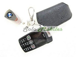 Telefon breloc bmw x6-02 dual sim in forma de alarma auto