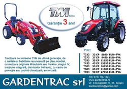 Tractoare noi TYM-KOREA!