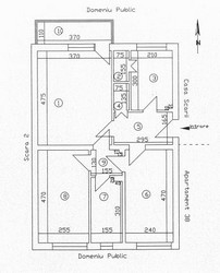 VAND APARTAMENT 3 CAMERE SEMIDECOMANDAT, CARAMIDA, 65 MP, ETAJ 2, PARCHET, DROBETA TURNU SEVERIN