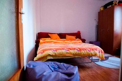 Vand canapea extensibila rosie + Fotoliu