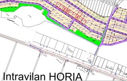 Vand loc de casa in HORIA 500 mp